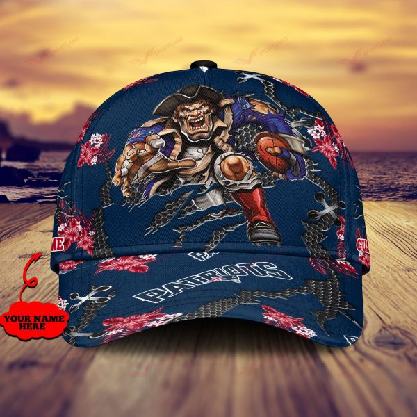 New England Patriots Personalized Classic Baseball Cap Breathable Dad Hat Snapback NRT617