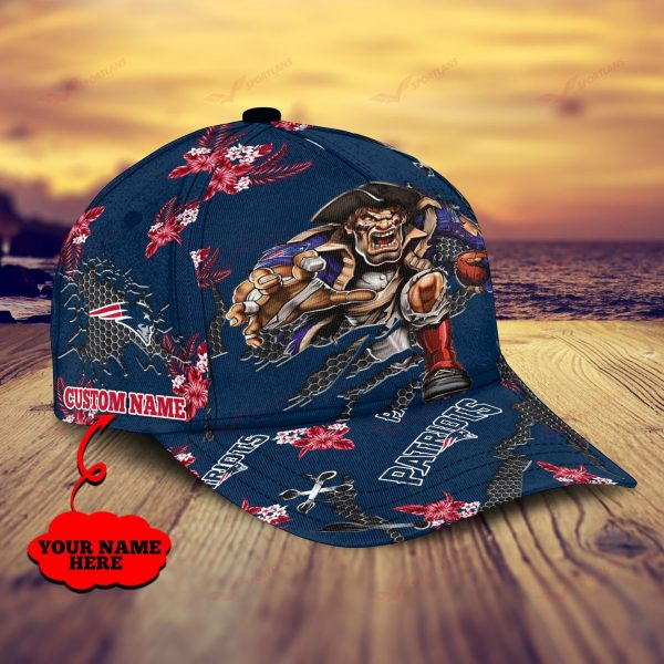 New England Patriots Personalized Classic Baseball Cap Breathable Dad Hat Snapback NRT617 - Image 3