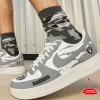 Las Vegas Raiders AF1 Casual Sneakers Comfortable Outdoor Sports Trainers NRTAF1S558