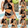 New Orleans Saints Bikini Suit Set Cutout Bathing Suit For Summer Beach NRT21