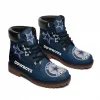 Dallas Cowboys Football Team Leather Boots For Sport Lovers NRT104
