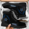 Dallas Cowboys Football Team Leather Boots For Sport Lovers NRT303