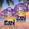 Minnesota Vikings Short Sleeves Button Up Hawaiian Shirt NRTHWS555