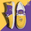 Minnesota Vikings Canvas Loafer Shoes NRTHDUDE269