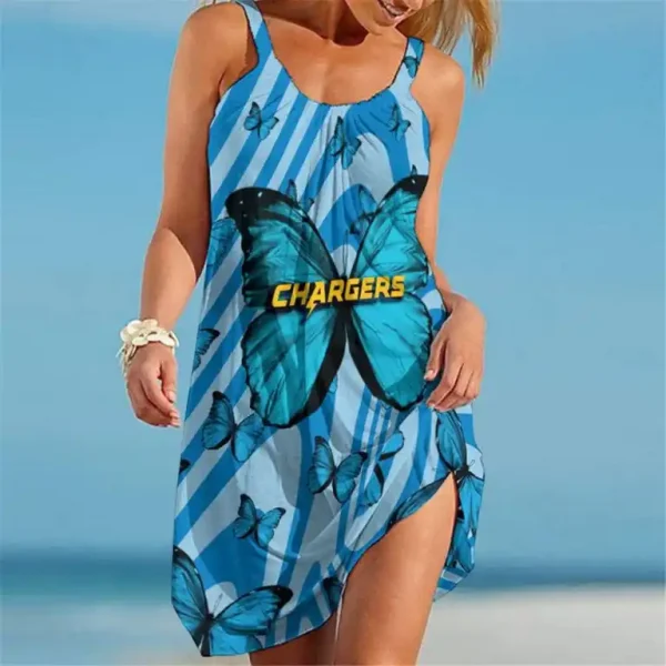 Los Angeles Chargers Beach Dress BG157