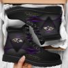 Baltimore Ravens Football Team Leather Boots For Sport Lovers NRT035