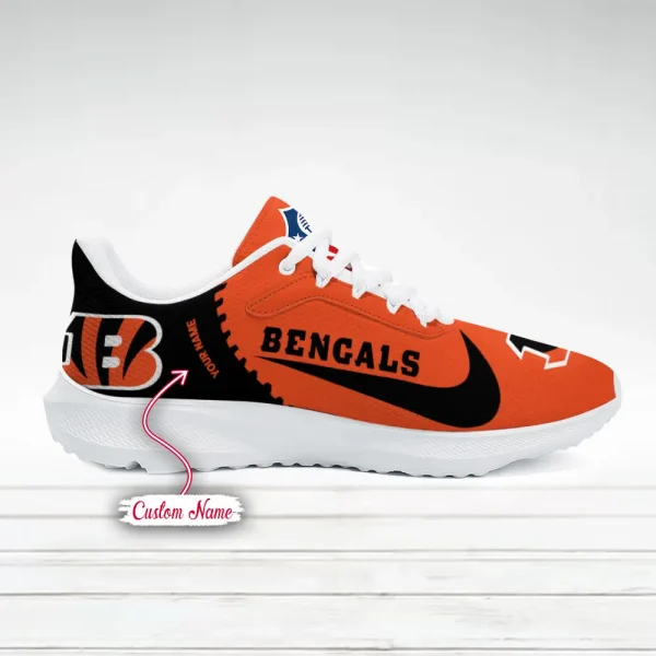 Cincinnati Bengals Mesh Running Shoes Football  NRTRSPORTS039 - Image 2