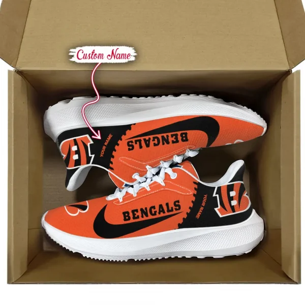 Cincinnati Bengals Mesh Running Shoes Football  NRTRSPORTS039 - Image 3