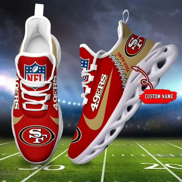 San Francisco 49ers MaxSoul Shoes 10.3 NRTMS073 - Image 2