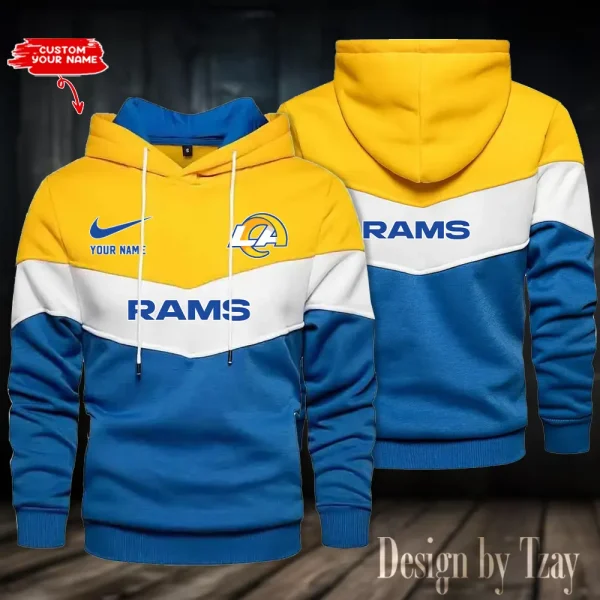 Los Angeles Rams Golden Sports Hoodies ANZS9GDSH083 - Image 3