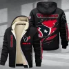 Houston Texans Winter Lambswool Coats Thicken Warm Jackets