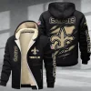 New Orleans Saints DMTZ0376 Hoodie Zip Velvet Coat