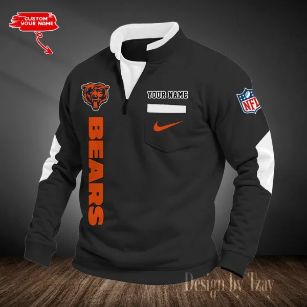 Chicago Bears Half-Zip Sweatshirt SPTHZS006