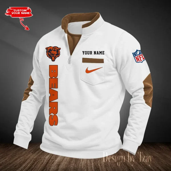 Chicago Bears Half-Zip Sweatshirt SPTHZS006 - Image 4