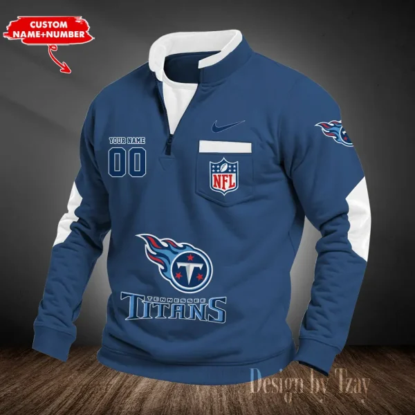 Tennessee Titans Half-Zip Sweatshirt SPTHZS063