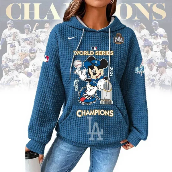 Los Angeles Dodgers New Waffle Women's Hoodie SPTNWH051