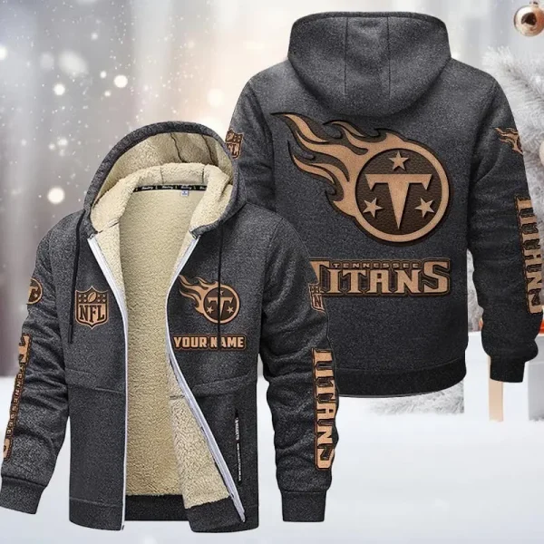 Tennessee Titans DMTZ0868 Hoodie Zip Velvet Coat