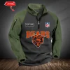 Chicago Bears Men's Winter Warm Fleece Sweatshirts SPTWWFS006