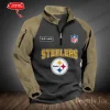Pittsburgh Steelers Men's Winter Warm Fleece Sweatshirts SPTWWFS027