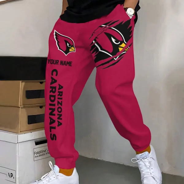 Arizona Cardinals Pocket Custom Long Sweatpants Joggers BGJGPSP141