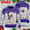 Baltimore Ravens NFL Snoopy Woolen Sweaters BGSWT1147