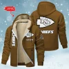 Kansas City Chiefs Hoodie Zip Velvet Coat ANZTZH049