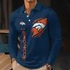 Denver Broncos Long Sleeves Polo SPTLSPS229