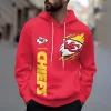 Kansas City Chiefs Combo Hoodie And Long Pants Joggers AZCBHDJG554