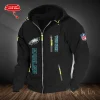 Philadelphia Eagles Hooded Cardigan Zip Hoodie ANZ2DZH214