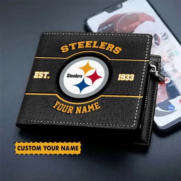 Pittsburgh Steelers NFL Men's Wallets Best Gift For Fans- Limited Edition AZMW097 - Image 2