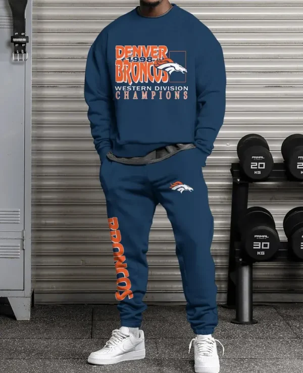 Denver Broncos New Unisex Sweatsuit and Sweatpants BGRSW587