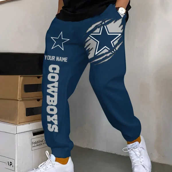 Dallas Cowboys Pocket Custom Long Sweatpants Joggers BGJGPSP126