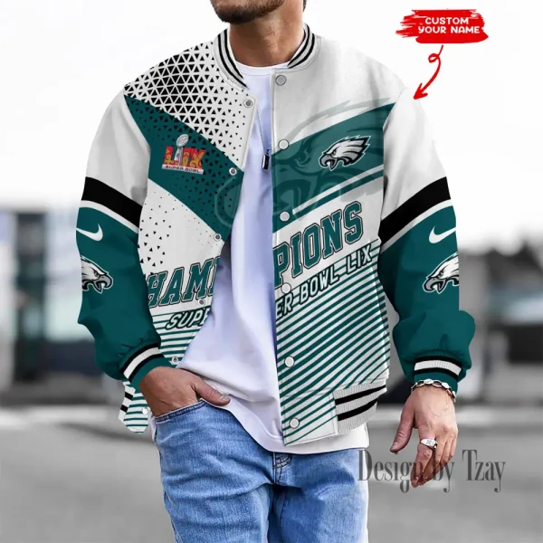 Philadelphia Eagles Unisex Exclusive Styles Varsity Jacket SPTBBJACKET431